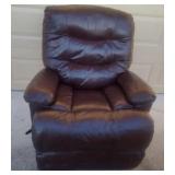 Brown Faux Leather Rocker/Recliner U8A