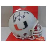 Autographed Warren Sapp U Of Miami Helmet U10C