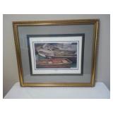 LE Framed "Dinghys" Print Signed Wayne Timm U10D