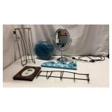 Makeup Mirror, Hat Rack, TP Holder & More Q7E