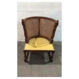 Cane Barrel Back Chair Z9B