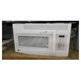 White Over Range Microwave w Mount 9B