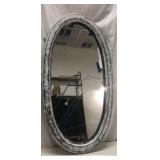 Rustic Oval Mirror Y12B
