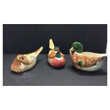 Set of Vintage Fitz and Floyd Game Birds Y15B