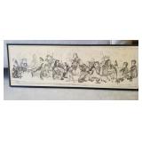 1918 Orchestra Caricature Print U15F