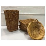 4 Wicker Baskets K14A