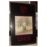 P Buckley MOSS Print ILLINOIS U15F