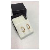 14K Yellow Gold 1/2" Earrings KJC