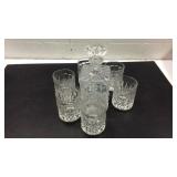 Decanter and 6 Glasses M12B