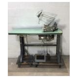 Vintage Merrow Sewing Machine w Stand M12A