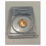 Encapsulated 1997-S Cent M16A