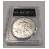 Encapsulated 2021 Silver Eagle M16A