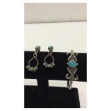 Vintage Sterling & Turquoise Set KJC