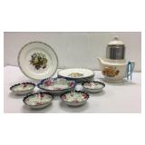 Antique Fruit Plates, Coffee Maker and More K14E