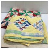 2 Vintage Quilts M15B