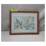 Fishing Art Piece Q15E