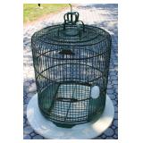 Antique Chinese Bamboo Bird Cage Intricate U12A
