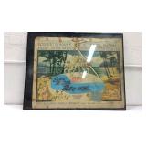 Elvis Framed Advertisement K15F