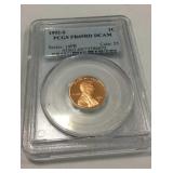 Encapsulated 1992 -S Penny M16A