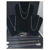 Silver Necklaces and More SJC