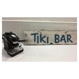Krups Espresso Machine w Tiki Bar Sign K13C