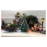 Ceramic Tree and Christmas Decorations M13B
