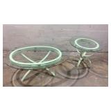 Glass Top Coffee & Side Table K12C