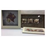 3 Seashell Wall Art M15E