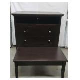 Ebony Dresser with Matching Coffee Table Z11A
