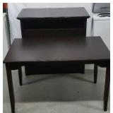 Ebony Table with Matching Dresser Z3A