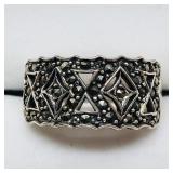 Silver Marcasite Ring SJC