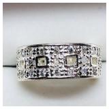 Silver Cubic Zirconia Ring SJC