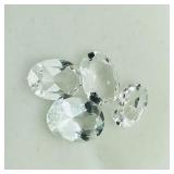 Genuine White Topaz Gemstones SJC