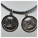 Silver W/ Chord Pendants SJC