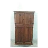 Large Wood Storage Cabinet T8A