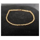 10K Rope Bracelet SJC