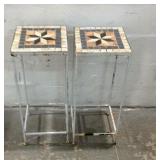 Matching Wrought Iron Plant Stands K12B