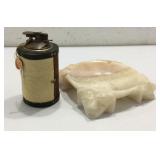 Cowhide Lighter & Ashtray K15B