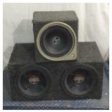 3 Subwoofers in 2 Boxes T14H