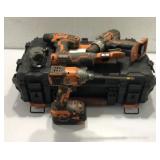 4 Rigid Power Tools In Case Q12C