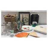 Ball Jars, Wall Decor, Basket and more M14E