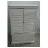 White TV Armoire T11A