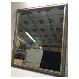 Large Silver Framed Mirror W15E