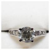 14K White Gold Diamond Ring SJC