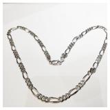 Sterling Silver Figaro Chain Necklace SJC Sterling Silver Figaro Chain Necklace SJC