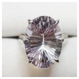 Sterling Silver Light Amethyst Ring SJC Sterling Silver Light Amethyst Ring SJC