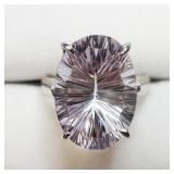 Sterling Silver Light Amethyst Ring SJC