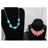 Pink & Turquoise Necklaces