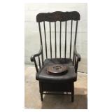 Antique Chair Commode M9B Antique Chair Commode M9B
