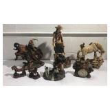 7 Horse Themed Sculptures Q8C